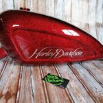Logo Harley gris alu et flake