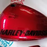 Peinture rouge candi Harley-Davidson