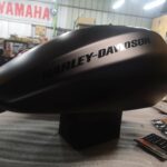 Peinture Noir mat et Noir Brillante Harley Davidson