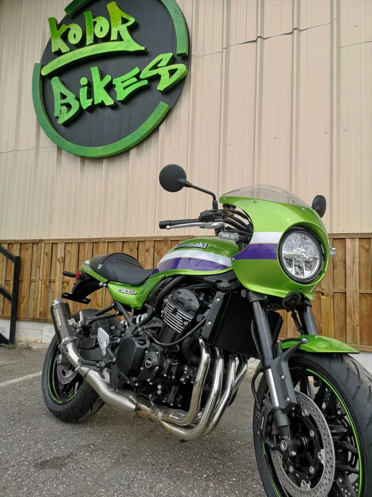 Peinture réalisée pour Kawasaki Louit moto à Mérignac